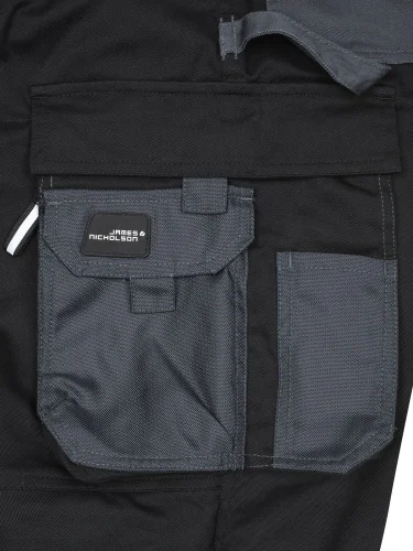 Pantaloni da lavoro James & Nicholson stretch rinforzati Cordura