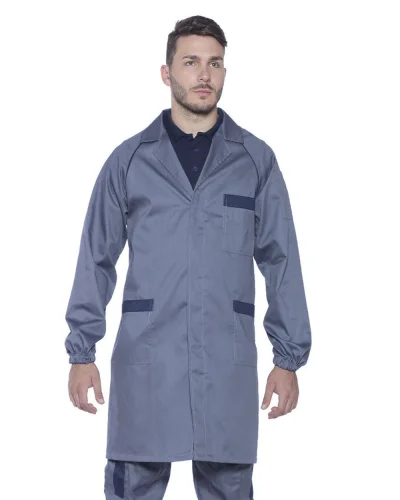 Camice unisex GST ITALY made in Italy Grigio/Blu Navy