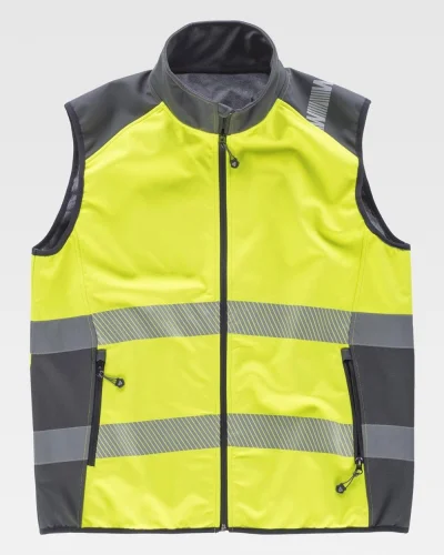 Gilet alta visibilità Workshell riflettente EN ISO 20471
