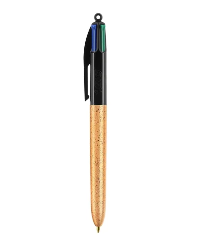 BIC 4 Colours Glacé Penna 5 Colori Smaltati, Plastica