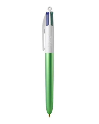 BIC 4 Colours Glacé Penna 5 Colori Smaltati, Plastica