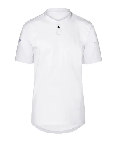 Camicia da lavoro a maniche corte da donna Performance White