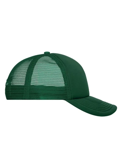 Cappellino Mesh Cap 5 pannelli, poliestere, taglia unica Dark Green