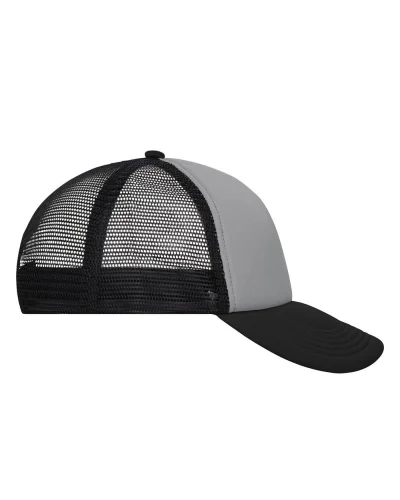 Cappellino Mesh Cap 5 pannelli, poliestere, taglia unica Dark-grey/black