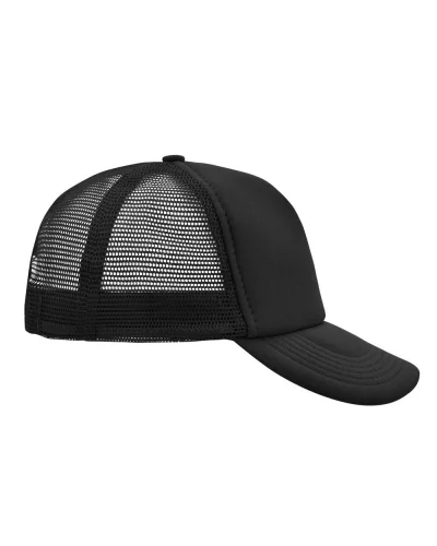 Cappellino Mesh Cap 5 pannelli, poliestere, taglia unica Black