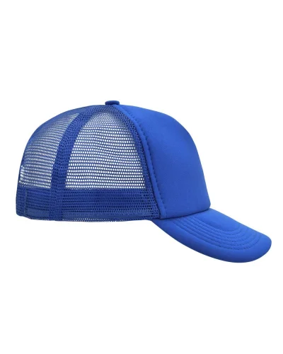 Cappellino Mesh Cap 5 pannelli, poliestere, taglia unica Royal