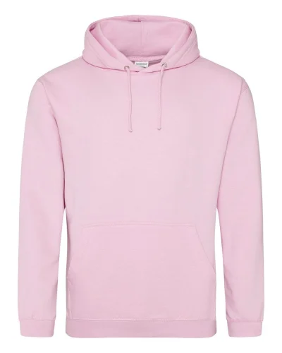Felpa con cappuccio unisex BIO Regular Baby Pink