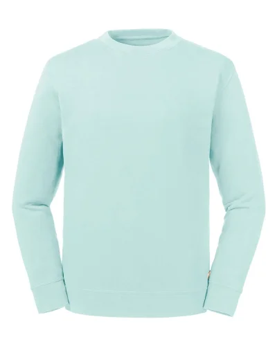 Felpa Reversibile Pure Organic in Cotone Bio Aqua