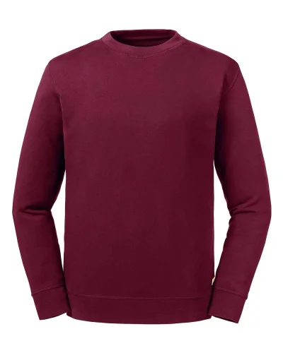 Felpa Reversibile Pure Organic in Cotone Bio Burgundy