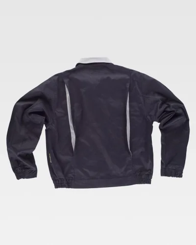 Giacca con zip nascosta, tessuto nylon resistente