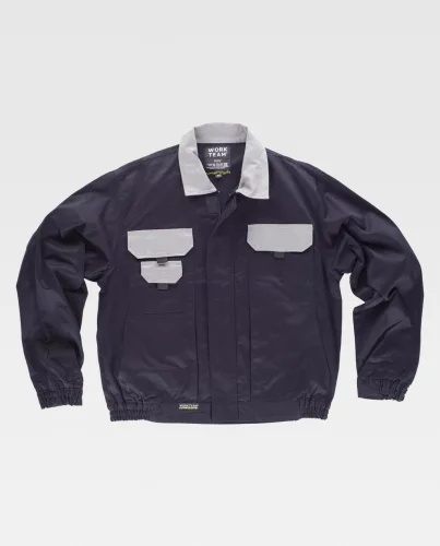 Giacca con zip nascosta, tessuto nylon resistente