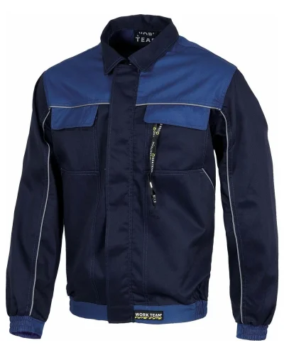 Giacca con zip, nylon waterproof e dettagli riflettenti