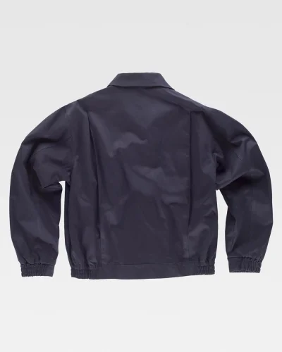 Giacca casual con elastico in vita e dettagli zip argento