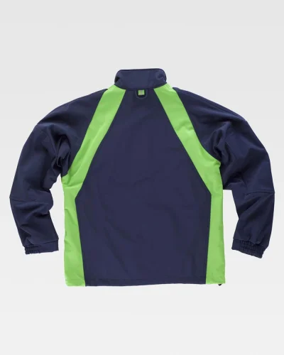 Giacca Workshell, nylon, rinforzi gomiti, zip tasche
