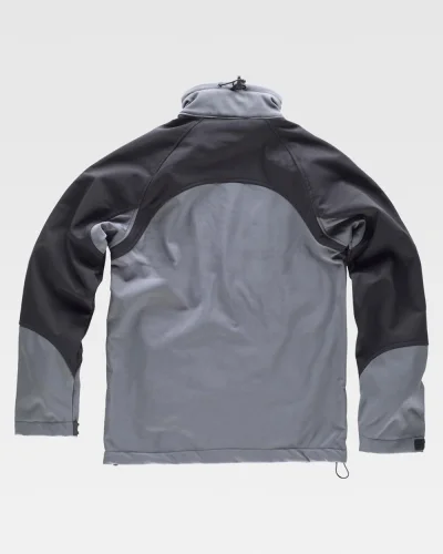 Giacca Workshell Antivento Uomo  Nera Raglan 3XL Disponibile