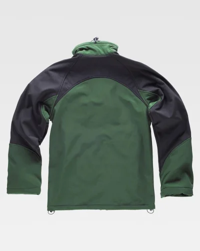 Giacca Workshell Antivento Uomo  Nera Raglan 3XL Disponibile