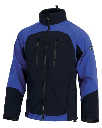 Giacca Workshell Antivento Uomo  Nera Raglan 3XL Disponibile NAVY / ROYAL BLUE