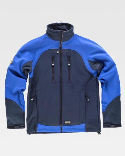 Giacca Workshell Antivento Uomo  Nera Raglan 3XL Disponibile