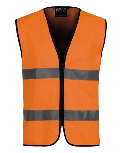 Gilet alta visibilità EN ISO 20471 Poliestere zip