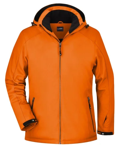 CMP Giacca Invernale da Donna con Cappuccio Antivento Dark Orange