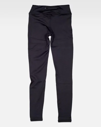 Leggins sportivi donna vita alta tasca zip elastici