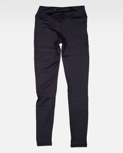 Leggins sportivi donna vita alta tasca zip elastici