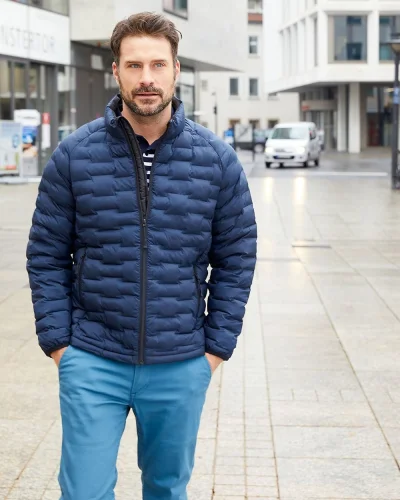 Giacca Uomo imbottita DuPont Sorona, 100% poliestere riciclato