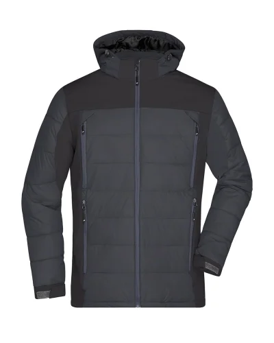 Giacca Outdoor Uomo in Poliestere ed Elastane S Black