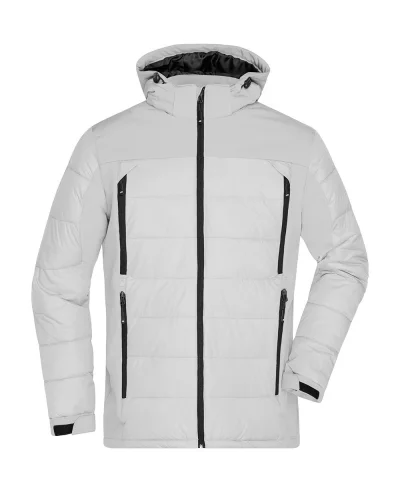 Giacca Outdoor Uomo in Poliestere ed Elastane S White