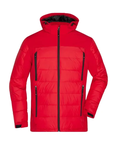 Giacca Outdoor Uomo in Poliestere ed Elastane S Red