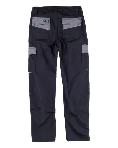 WORKMAN Pantalone multitasche elasticizzato con ginocchiere