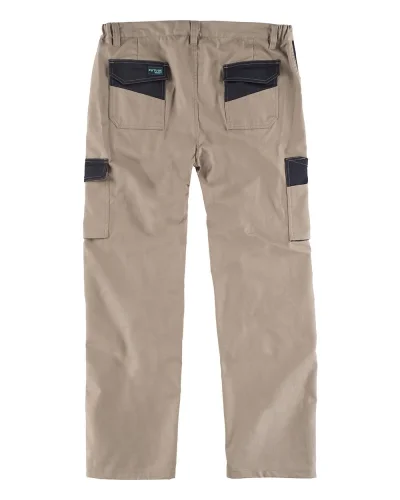 WORKMAN Pantalone multitasche elasticizzato con ginocchiere