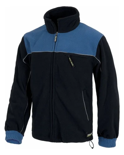 PILE WORKWEAR ARANCIO DETTAGLI RIFLETTENTI ZIP TASCHE POLIESTERE NAVY / ROYAL BLUE