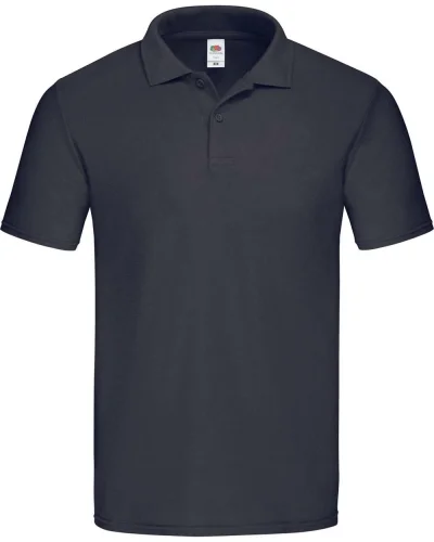 Polo uomo cotone 185g/m² manica corta Regular Deep navy