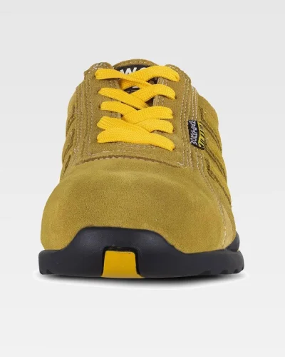 Scarpa antinfortunistica S1P suola gomma scamosciata 400g YELLOW