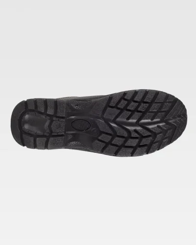 Scarpa antinfortunistica S1P SRC in pelle nera con puntale acciaio