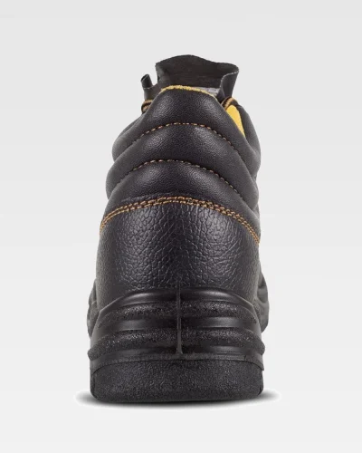 Scarponcino uomo in pelle nera S1P SRC, antiscivolo, SteelPro