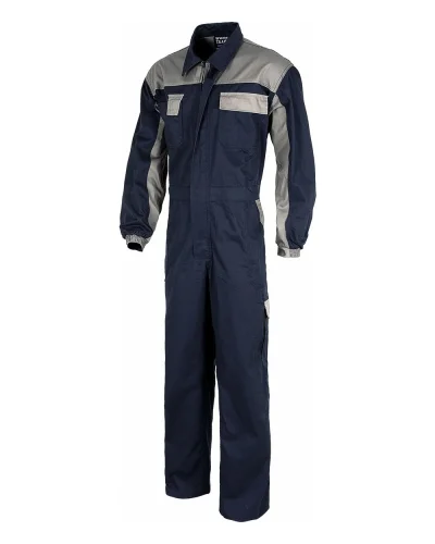 Tuta con cerniera nascosta NAVY / GREY