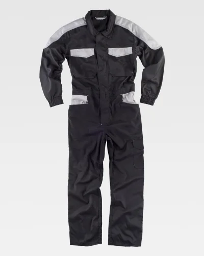 Tuta da lavoro alta visibilità Issaline blu, zip nascosta, regular fit