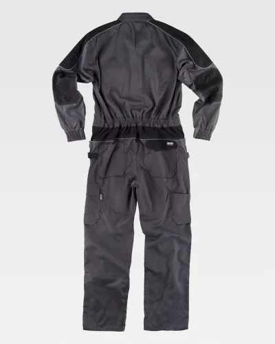 Tuta da lavoro alta visibilità Issaline blu, zip nascosta, regular fit