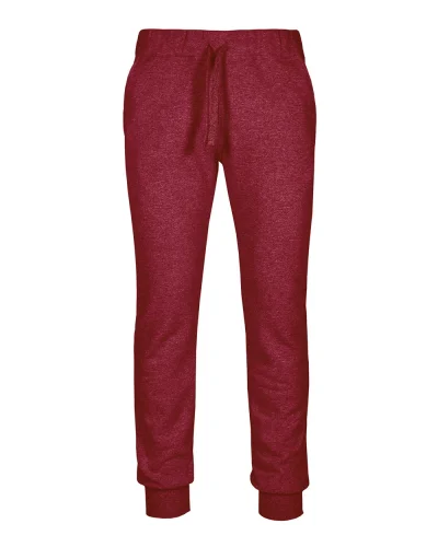 Pantaloni felpa french terry uomo, comfort Bordeaux Sport