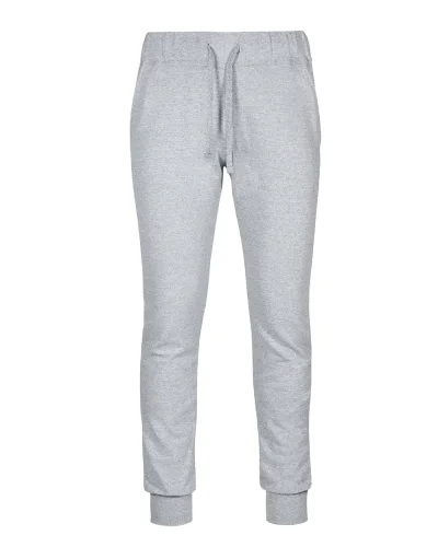 Pantaloni felpa french terry uomo, comfort Cenere