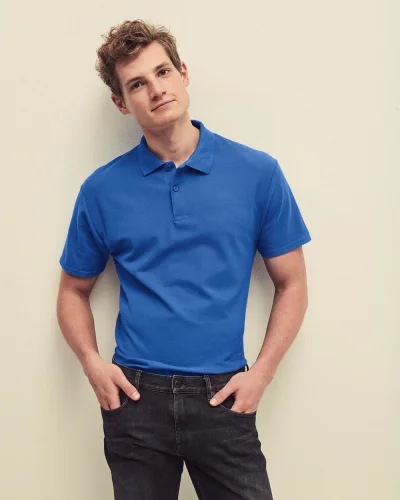 Polo uomo cotone 185g/m² manica corta Regular