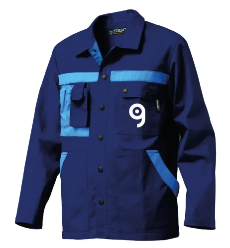 Giacca da lavoro Danubio uomo, poliestere-cotone, tasca cellulare