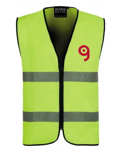Gilet alta visibilità EN ISO 20471 Poliestere zip