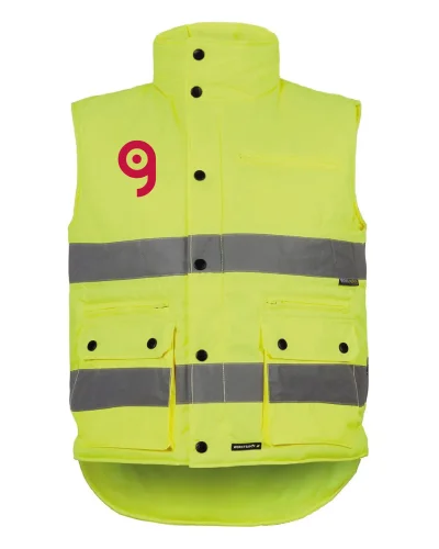 Gilet Alta Visibilità Fluo Certificato EN ISO 20471 100% Cotone