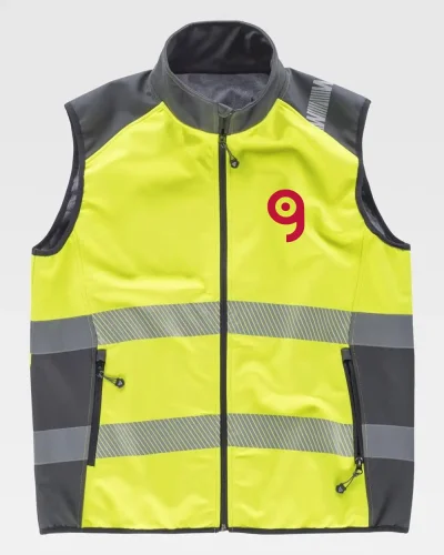 Gilet alta visibilità Workshell riflettente EN ISO 20471