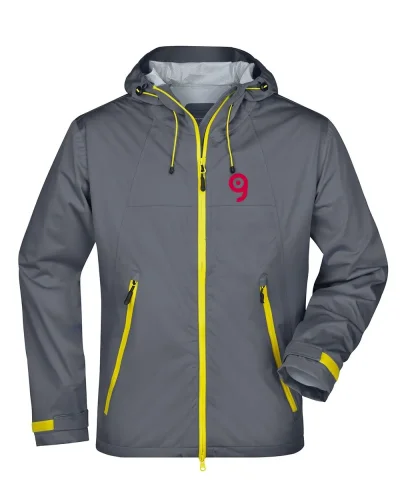 Giacca outdoor uomo  softshell impermeabile traspirante nera