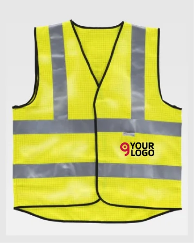 Gilet Alta Visibilità Antistatico EN20471 Classe 2 Giallo