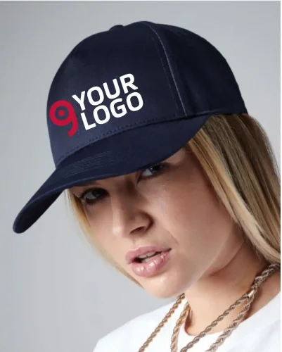 Cappellino Snapback Urbanwear 5 Pannelli, Poliestere-Cotone